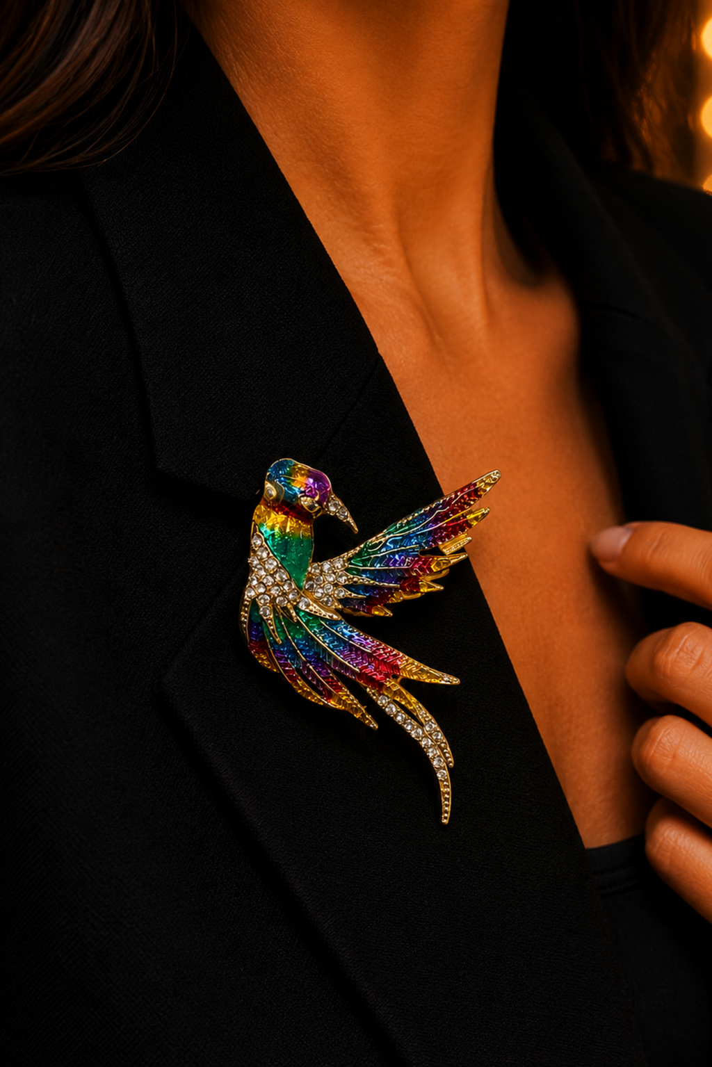 Élaria Kuş Broşu